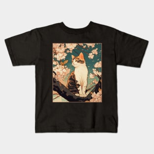 Vincent Cat Gogh Kids T-Shirt